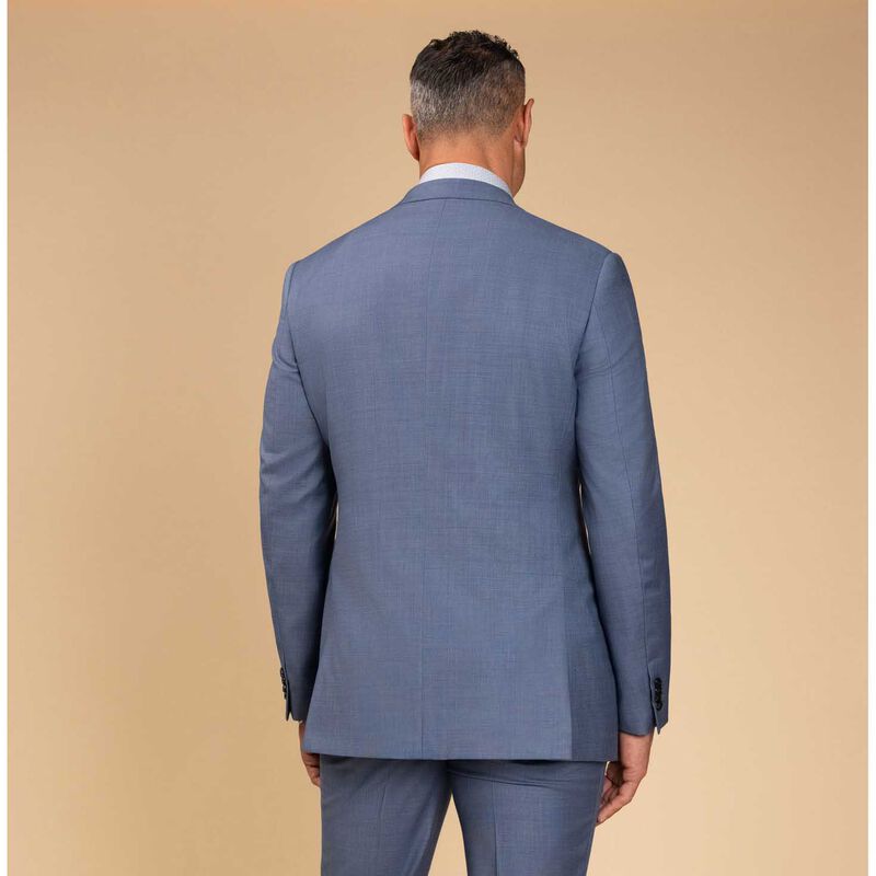 Rembrandt Cooper Pale Blue Sharkskin Suit Jacket image number 1